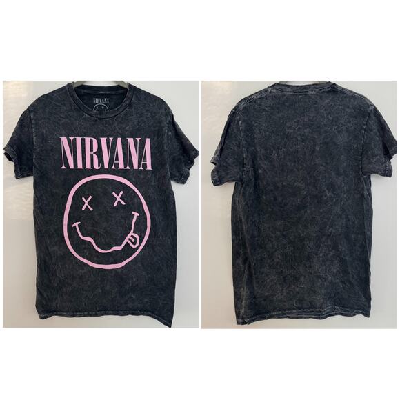 Nirvana Smile Band Tee - Picture 1 of 5